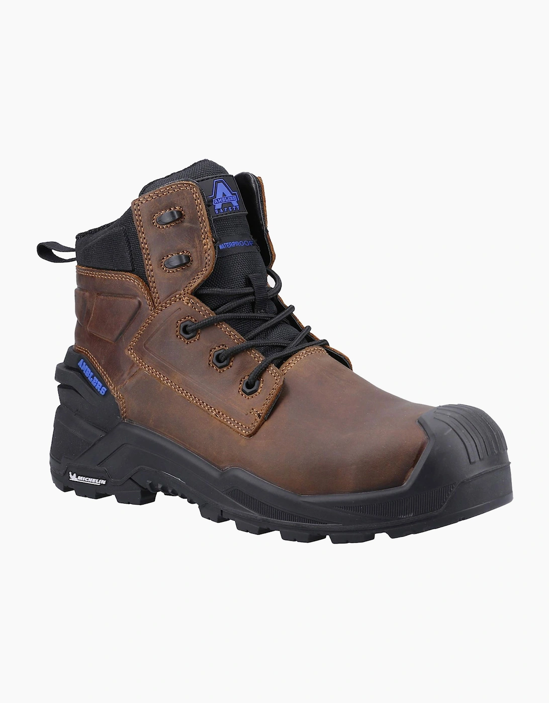 Amblers Safety Amblers 980C Waterproof Safety Boots Mens Brown