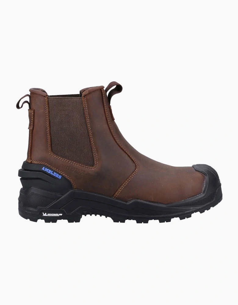 Amblers Safety Amblers 982C Dealer Waterproof Safety Boots Mens Brown