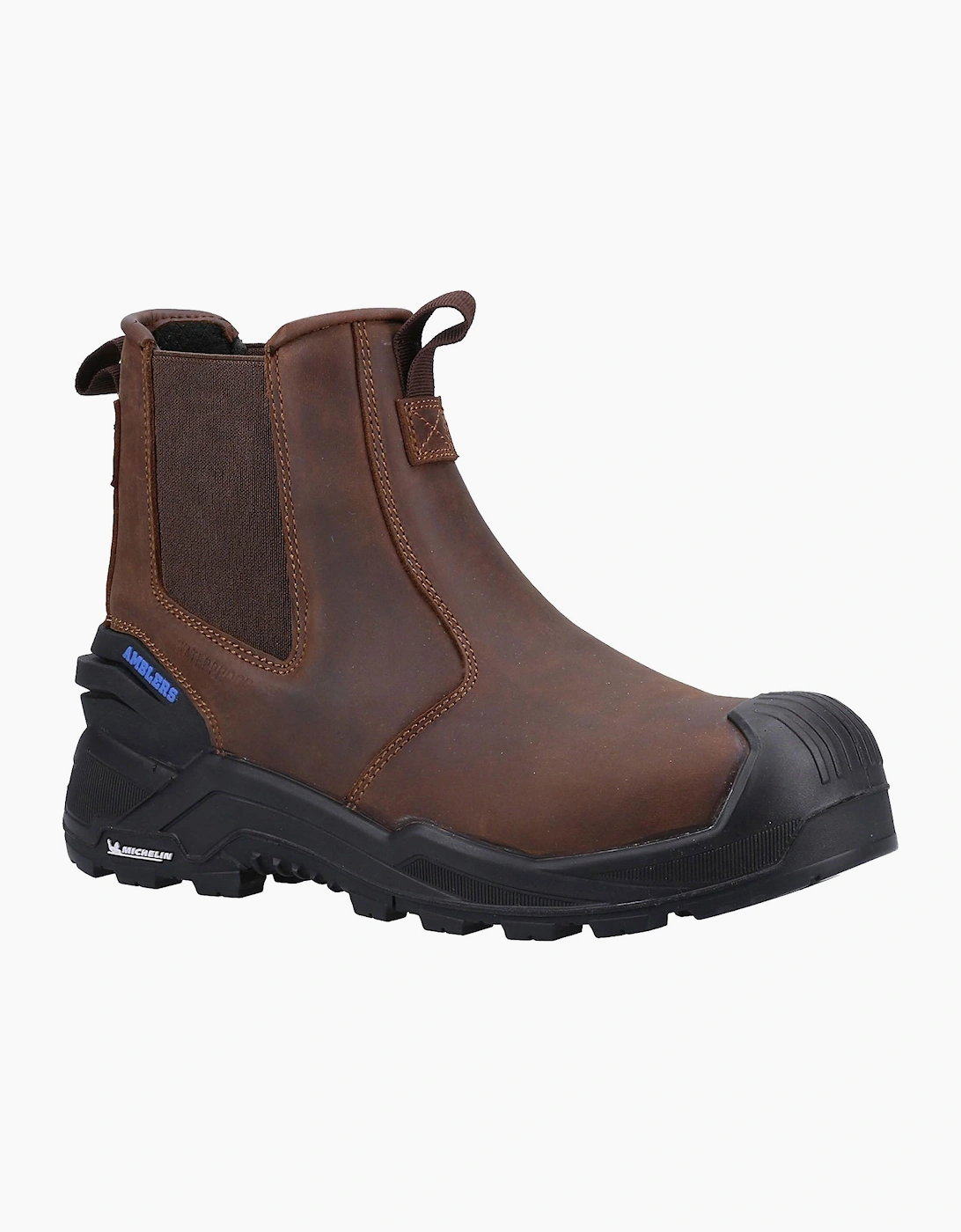 Amblers Safety Amblers 982C Dealer Waterproof Safety Boots Mens Brown