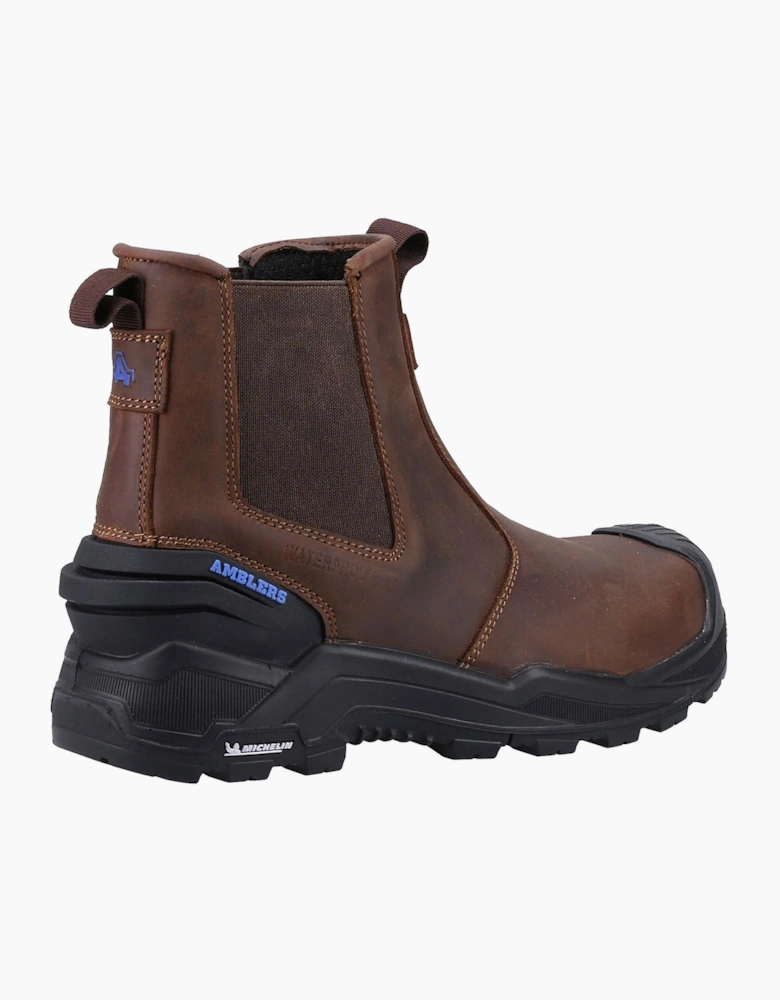 Amblers Safety Amblers 982C Dealer Waterproof Safety Boots Mens Brown