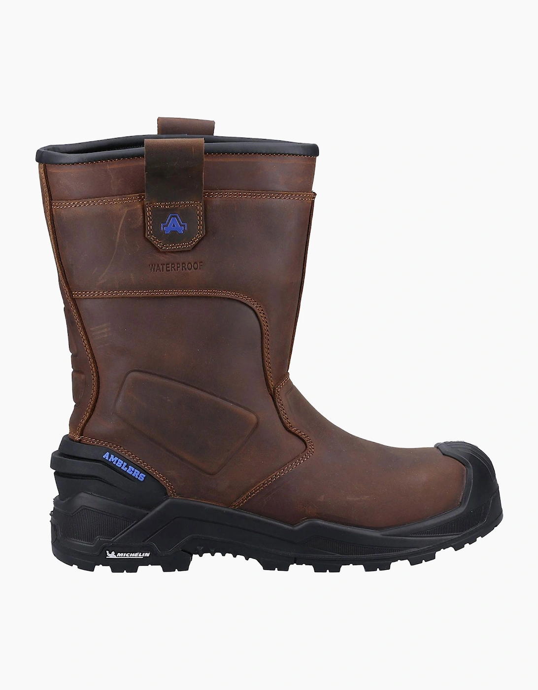 Amblers Safety Amblers Conqueror Safety Rigger Boot Waterproof Mens Brown