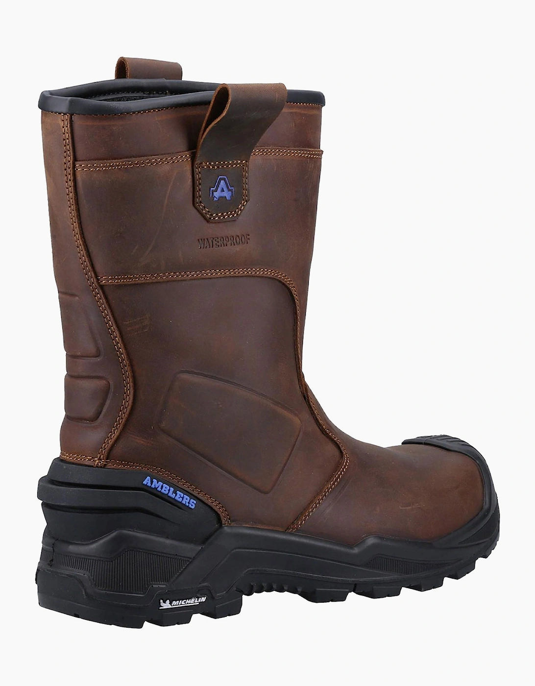 Amblers Safety Amblers Conqueror Safety Rigger Boot Waterproof Mens Brown