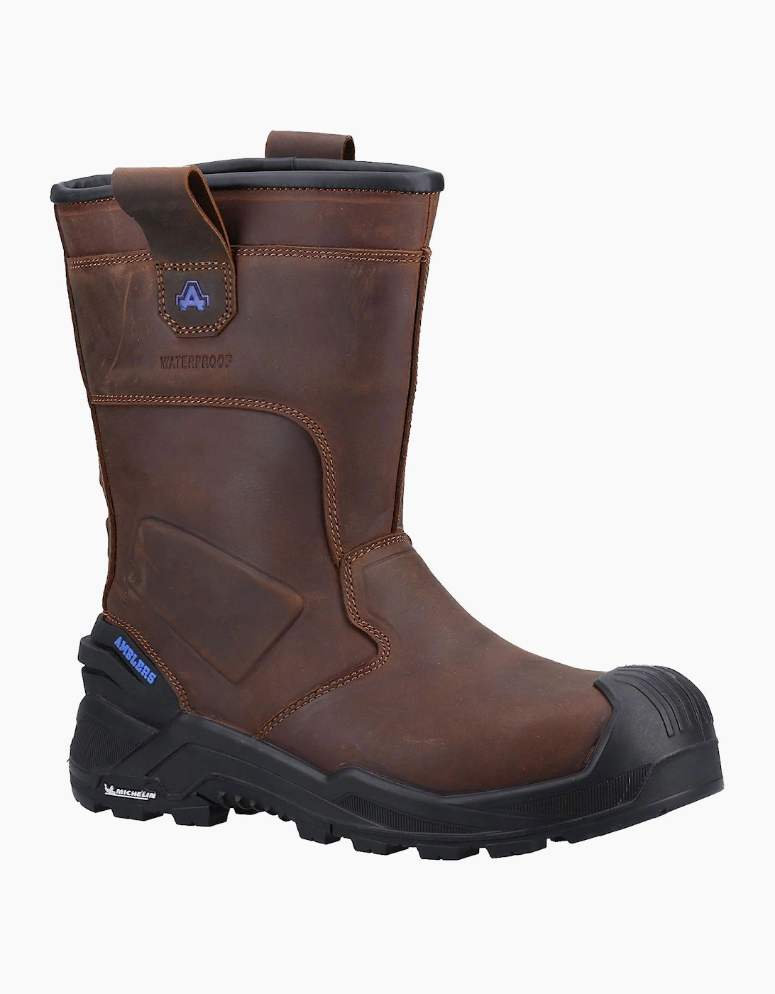 Amblers Safety Amblers Conqueror Safety Rigger Boot Waterproof Mens Brown