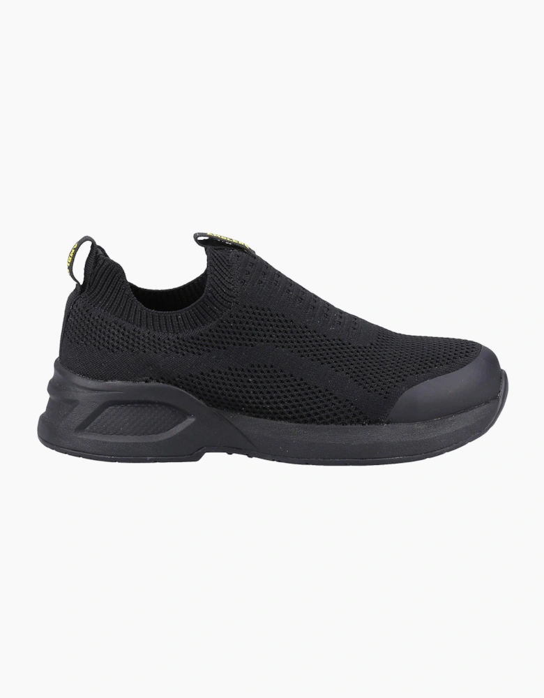 Amblers Safety Amblers 609 Leather Safety Trainers Womens Black