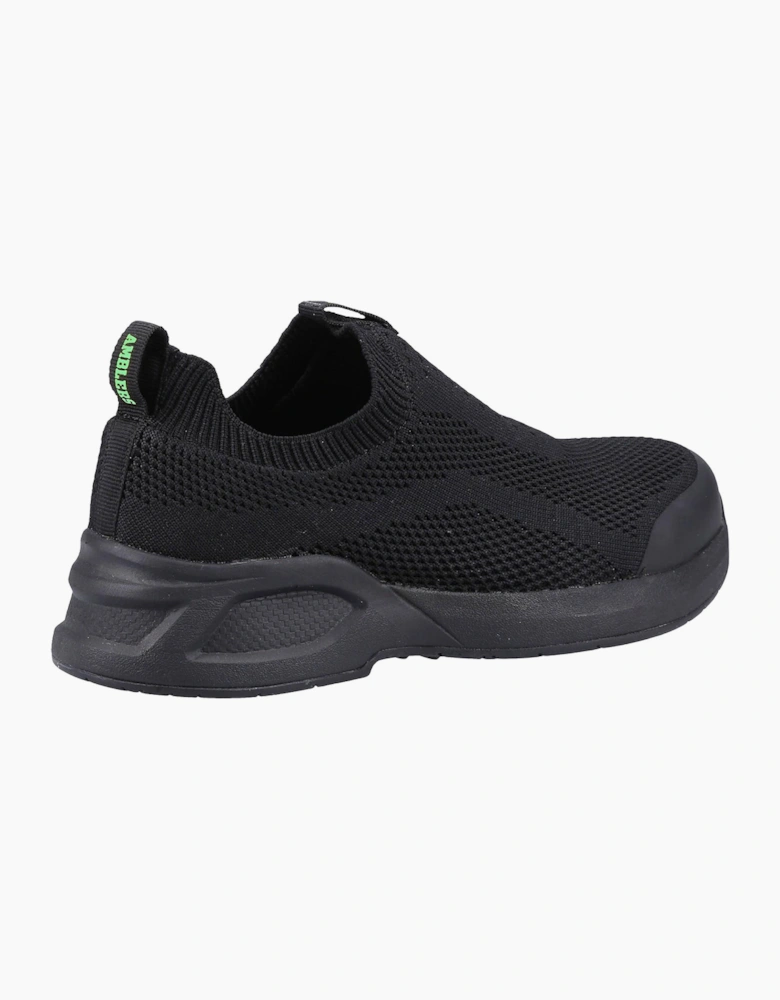 Amblers Safety Amblers 609 Leather Safety Trainers Womens Black