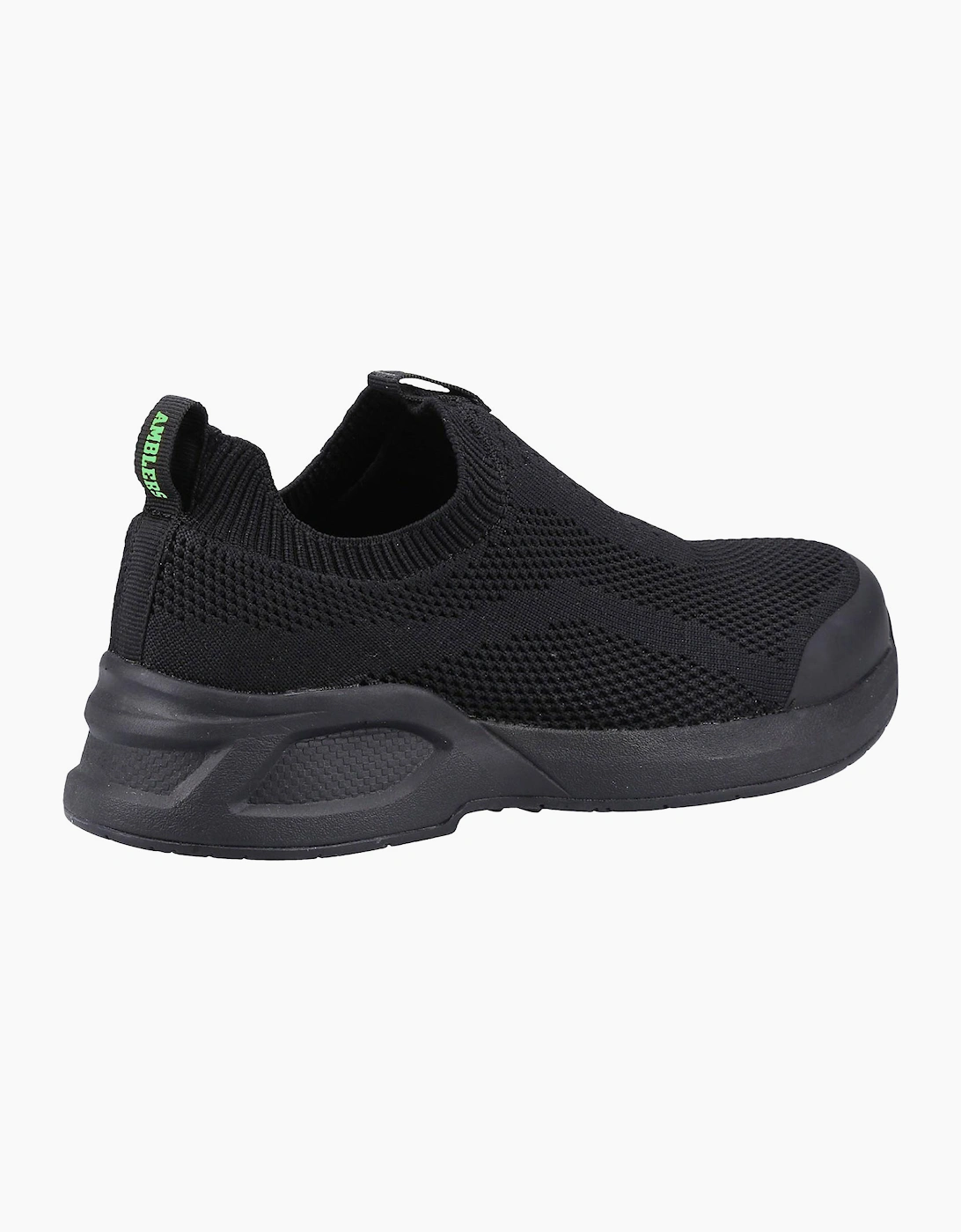 Amblers Safety Amblers 609 Leather Safety Trainers Womens Black