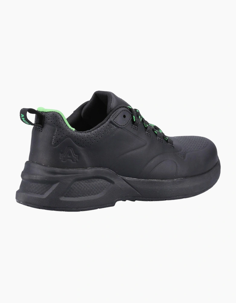 Amblers Safety Amblers 612 Leather Safety Trainers Womens Black