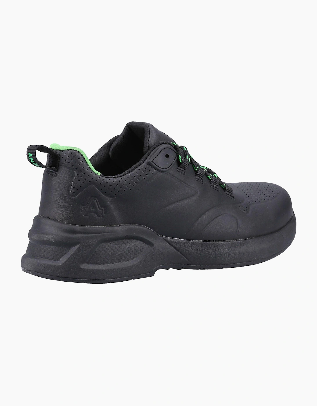 Amblers Safety Amblers 612 Leather Safety Trainers Womens Black