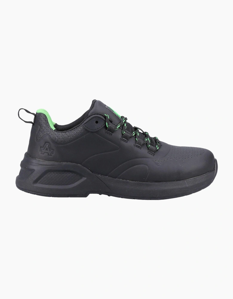 Amblers Safety Amblers 612 Leather Safety Trainers Womens Black