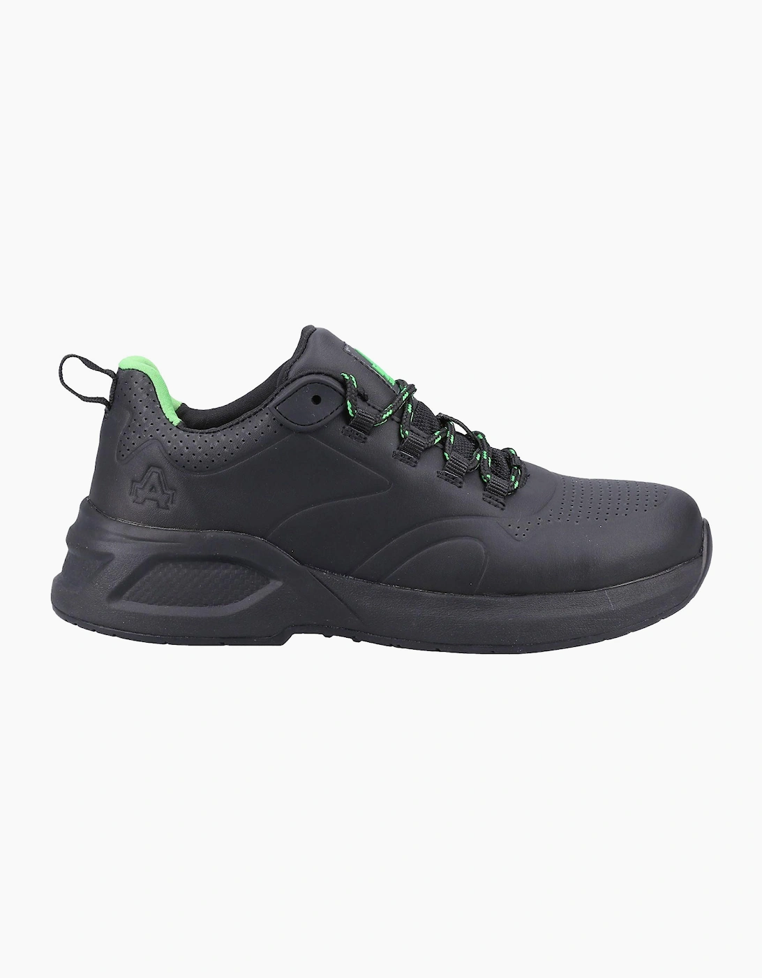 Amblers Safety Amblers 612 Leather Safety Trainers Womens Black