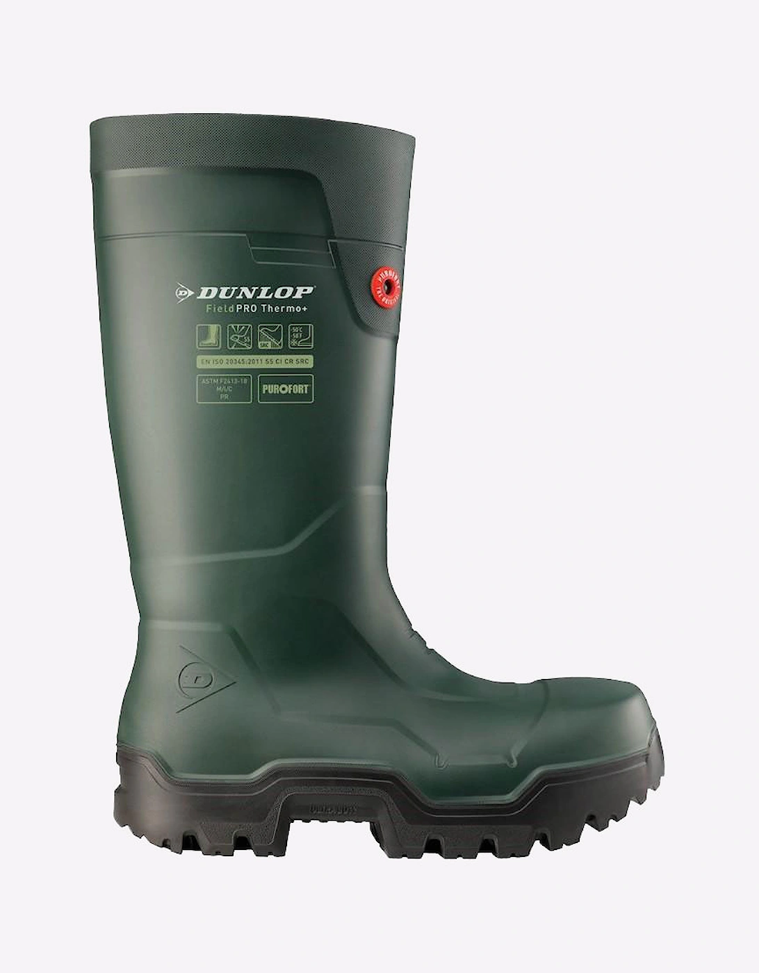 Dunlop Dunlop FIELDPRO THERMO+ Safety Wellington Unisex Green