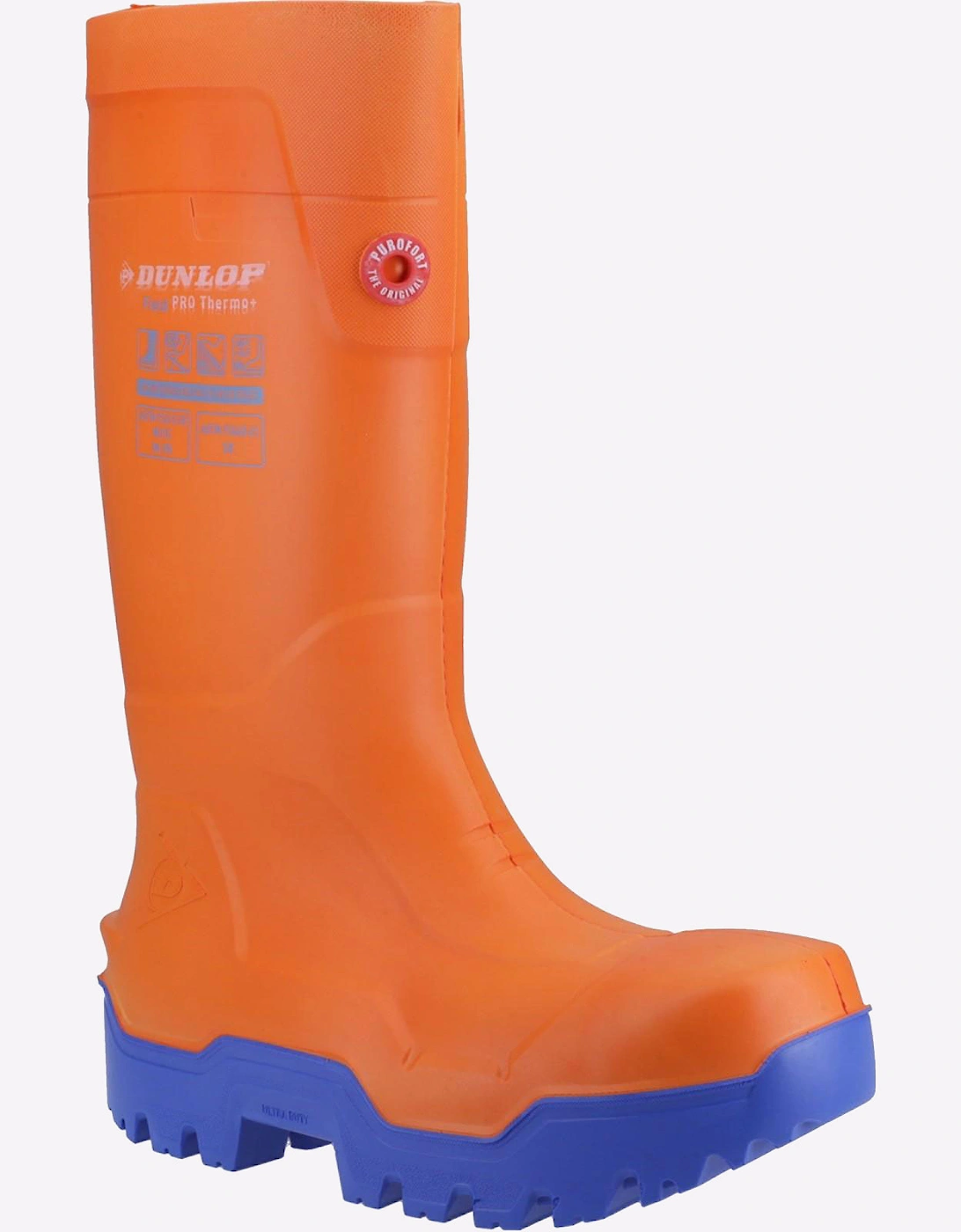 Dunlop FIELDPRO THERMO+ Safety Wellington Unisex Orange