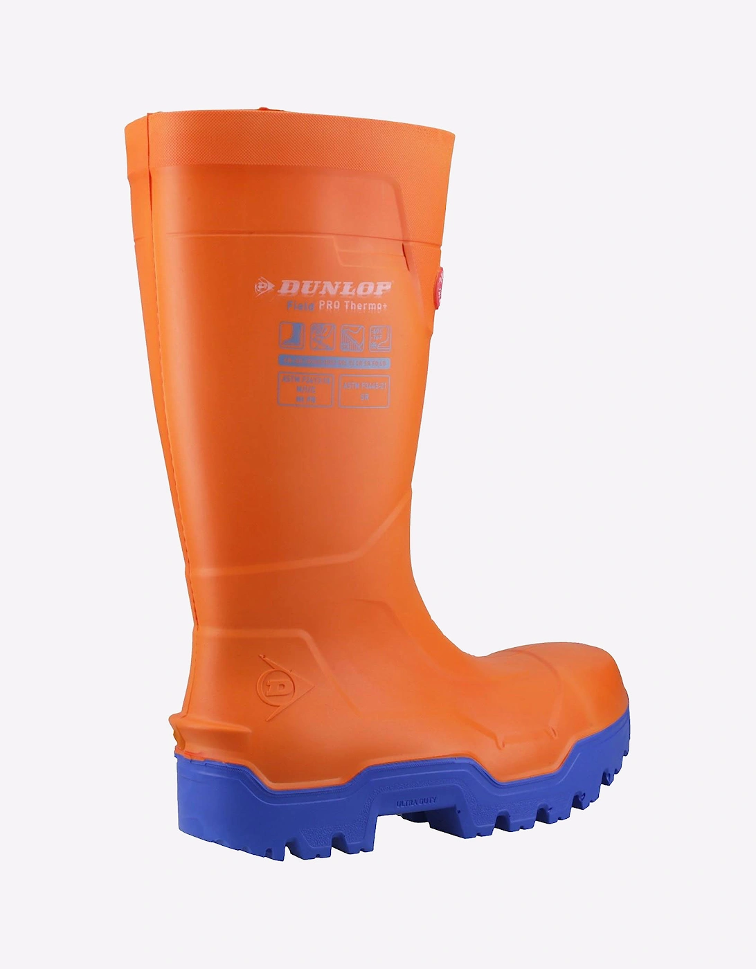 Dunlop FIELDPRO THERMO+ Safety Wellington Unisex Orange