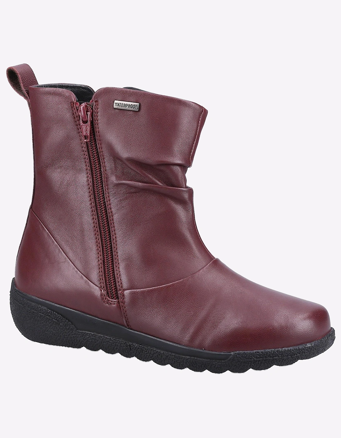 Fleet & Foster Brecknock Womens Boots Burgundy