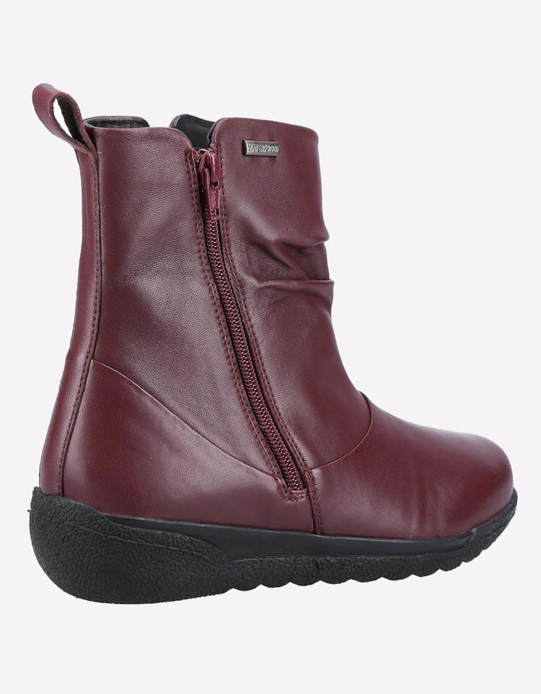 Fleet & Foster Brecknock Womens Boots Burgundy