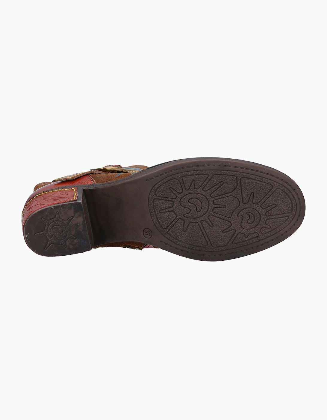 Riva Aisha Womens Biker Boots Brown