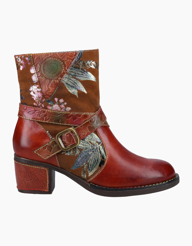 Riva Aisha Womens Biker Boots Brown