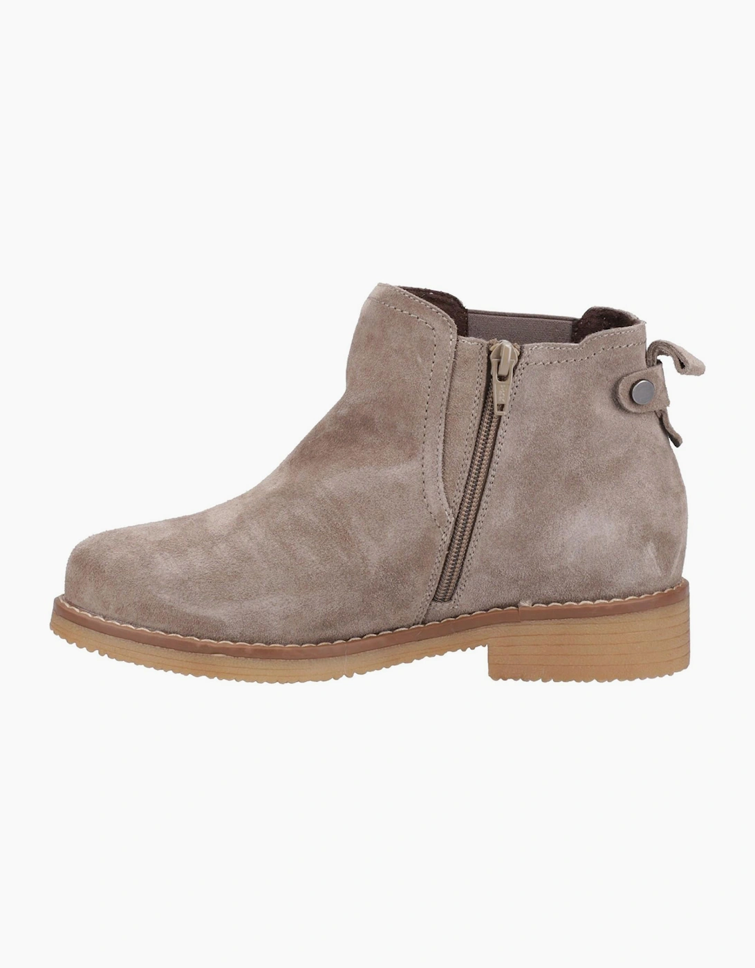 Hush Puppies Maddy Suede Memory Foam Womens Ankle Boots Grey
