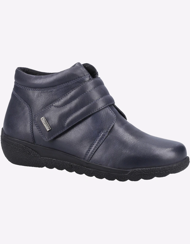 Fleet & Foster Shetland Memory Foam Womens Boots Navy
