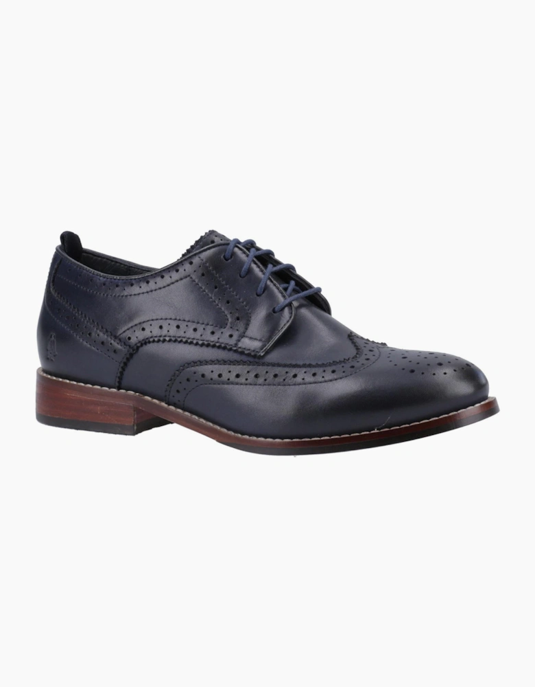 Hush Puppies Natalia Womens Brogue Shoes Navy