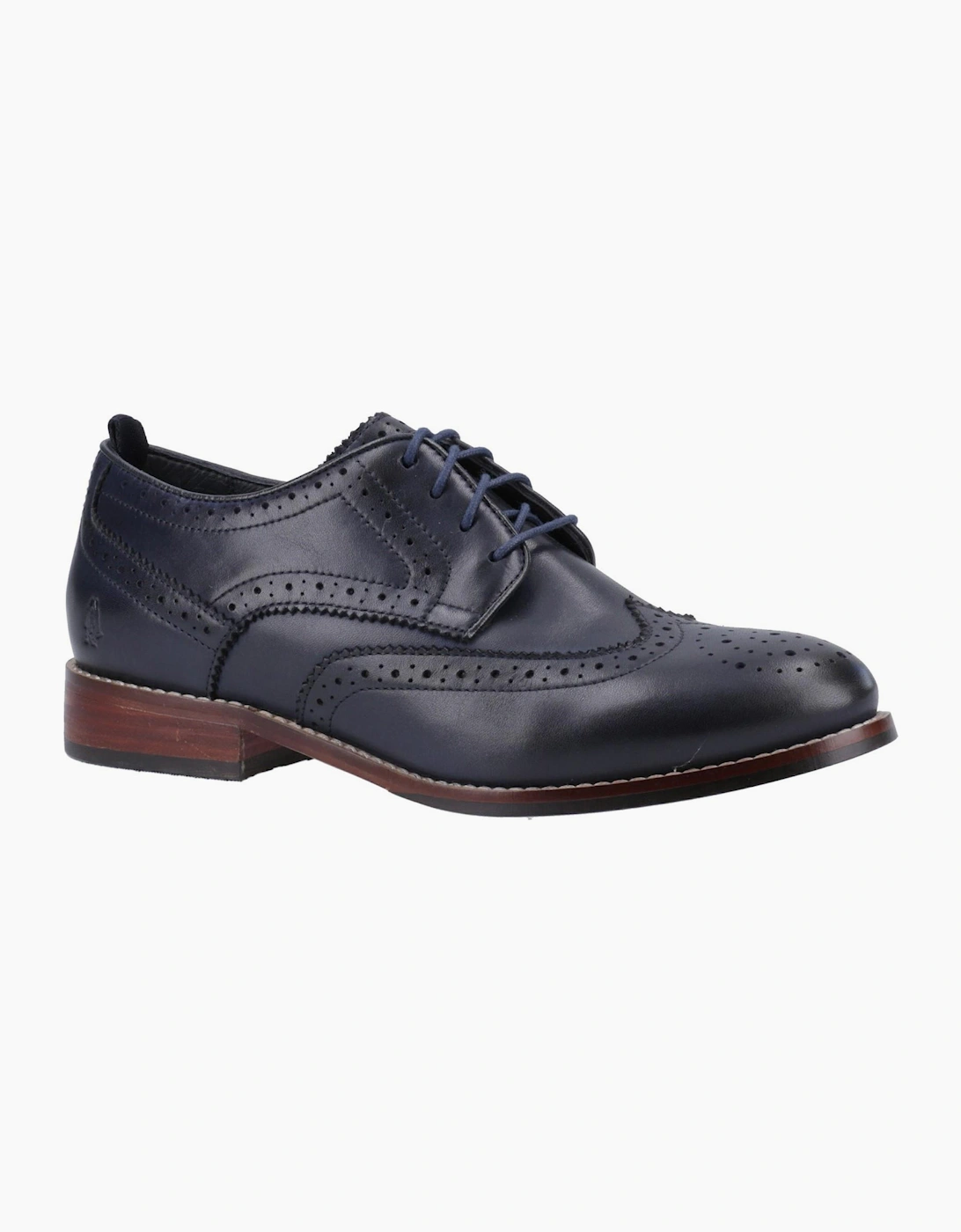 Hush Puppies Natalia Womens Brogue Shoes Navy