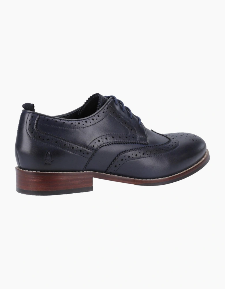 Hush Puppies Natalia Womens Brogue Shoes Navy
