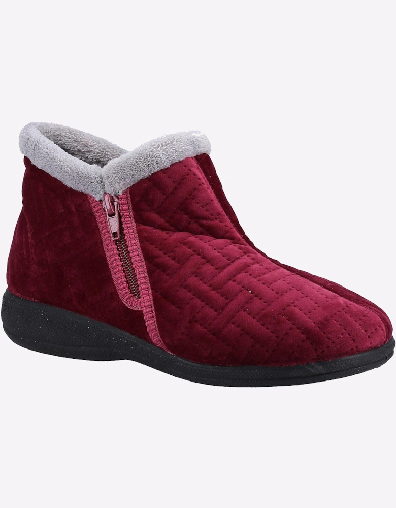 Fleet & Foster Perendale Memory Foam Womens Burgundy
