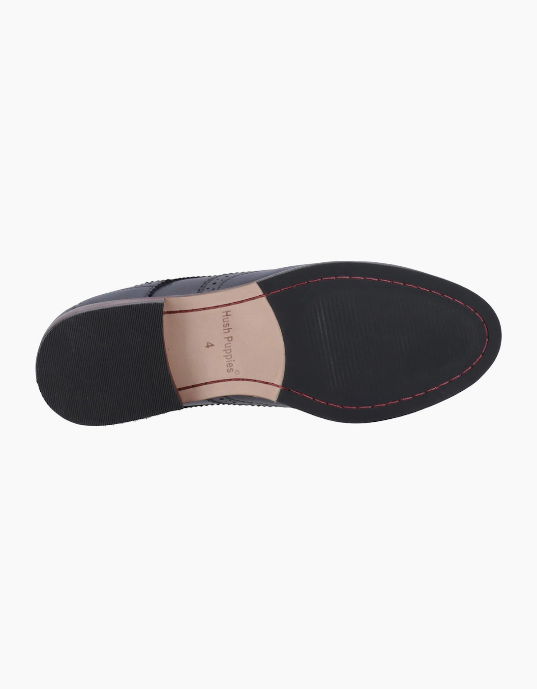 Hush Puppies Natalia Womens Brogue Shoes Navy