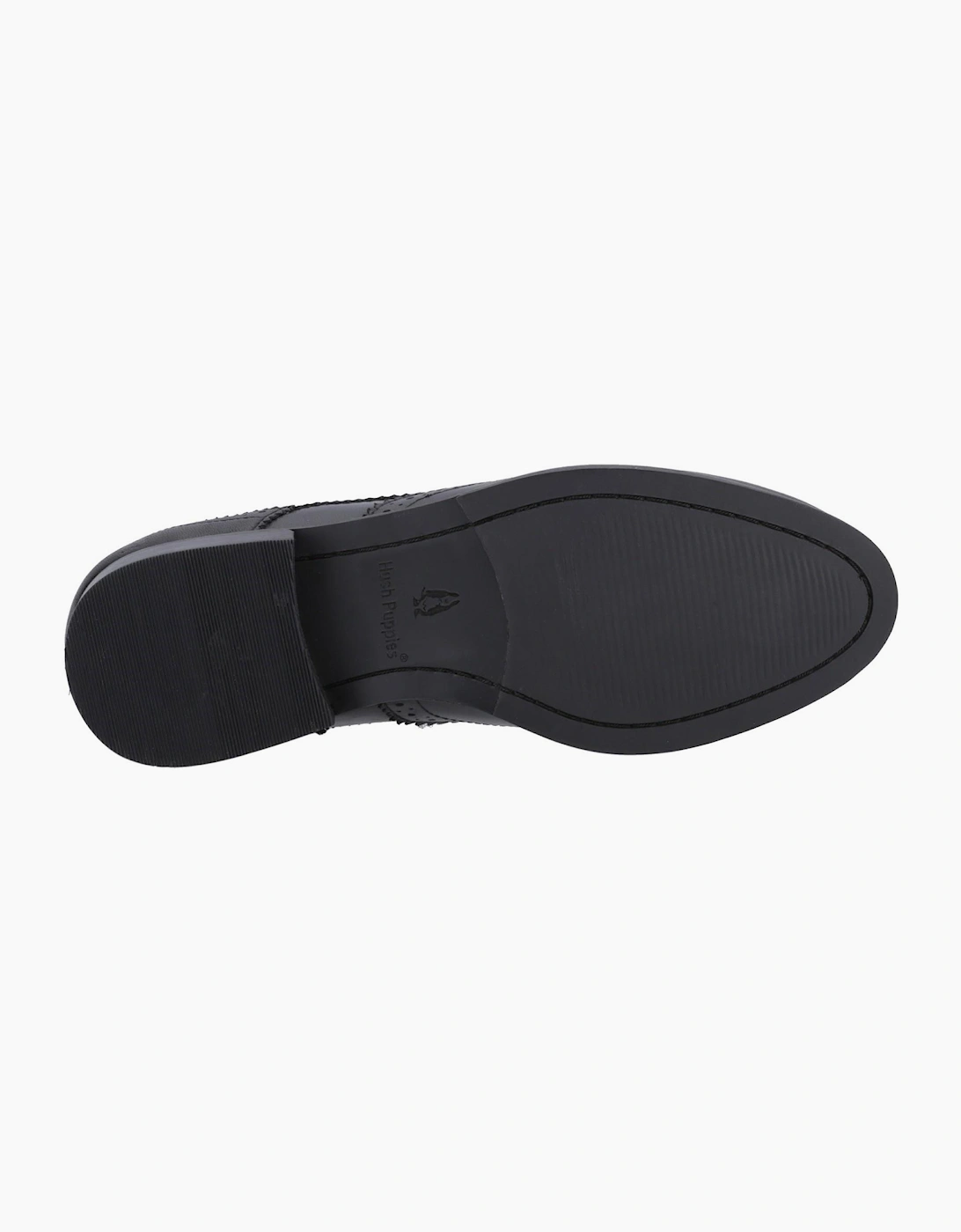 Hush Puppies Natalia Womens Brogue Shoes Black/Black
