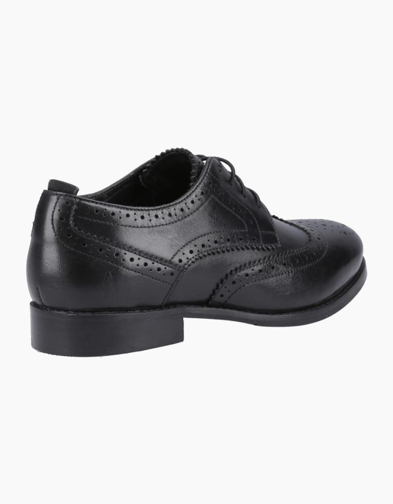 Hush Puppies Natalia Womens Brogue Shoes Black/Black