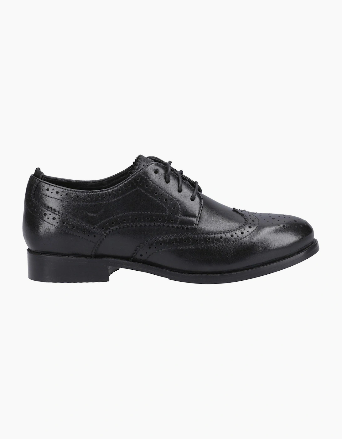 Hush Puppies Natalia Womens Brogue Shoes Black/Black