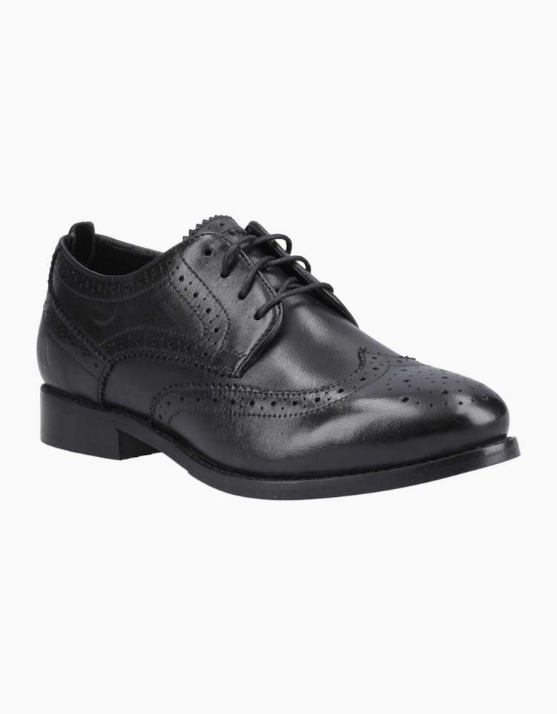 Hush Puppies Natalia Womens Brogue Shoes Black/Black