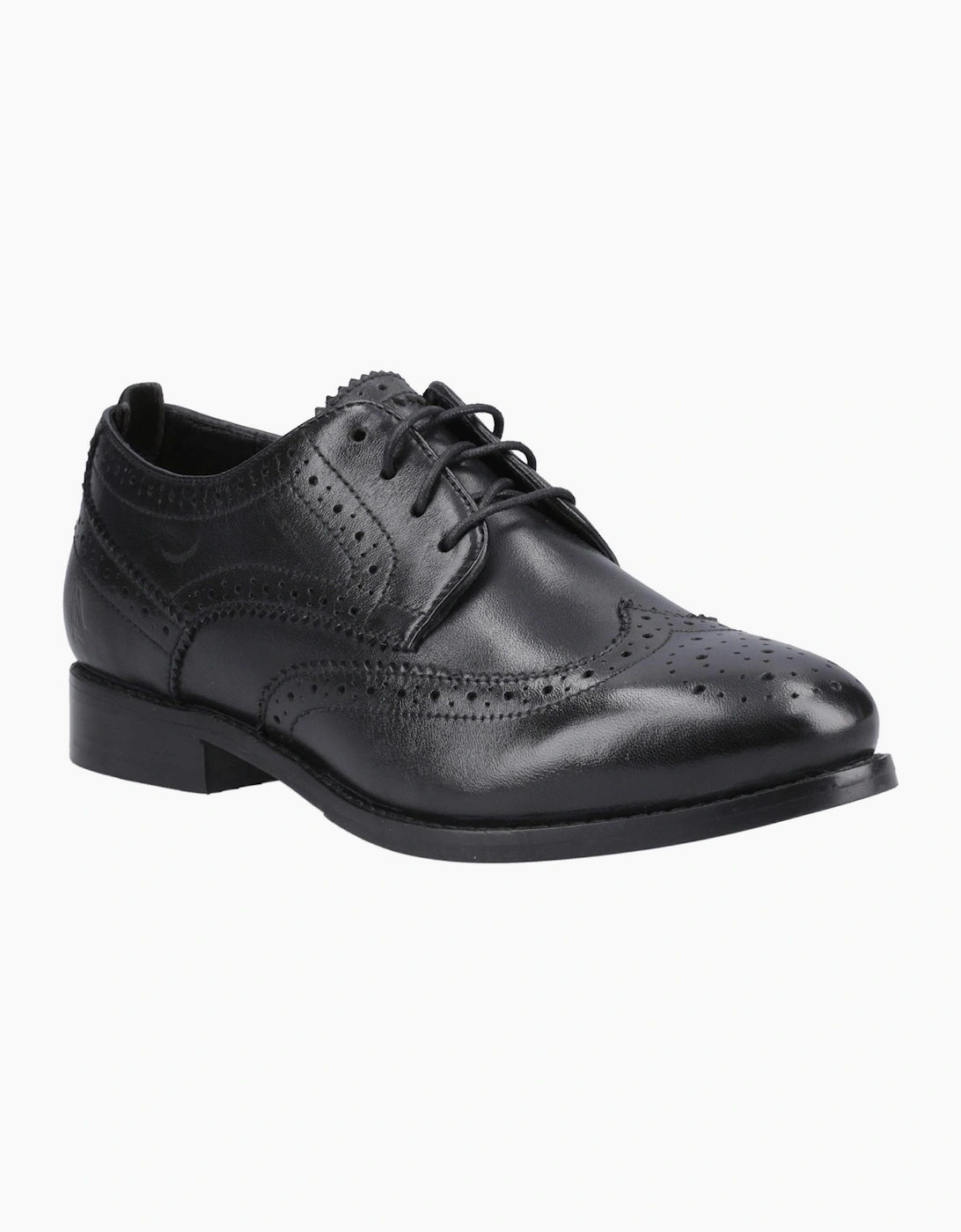Hush Puppies Natalia Womens Brogue Shoes Black/Black