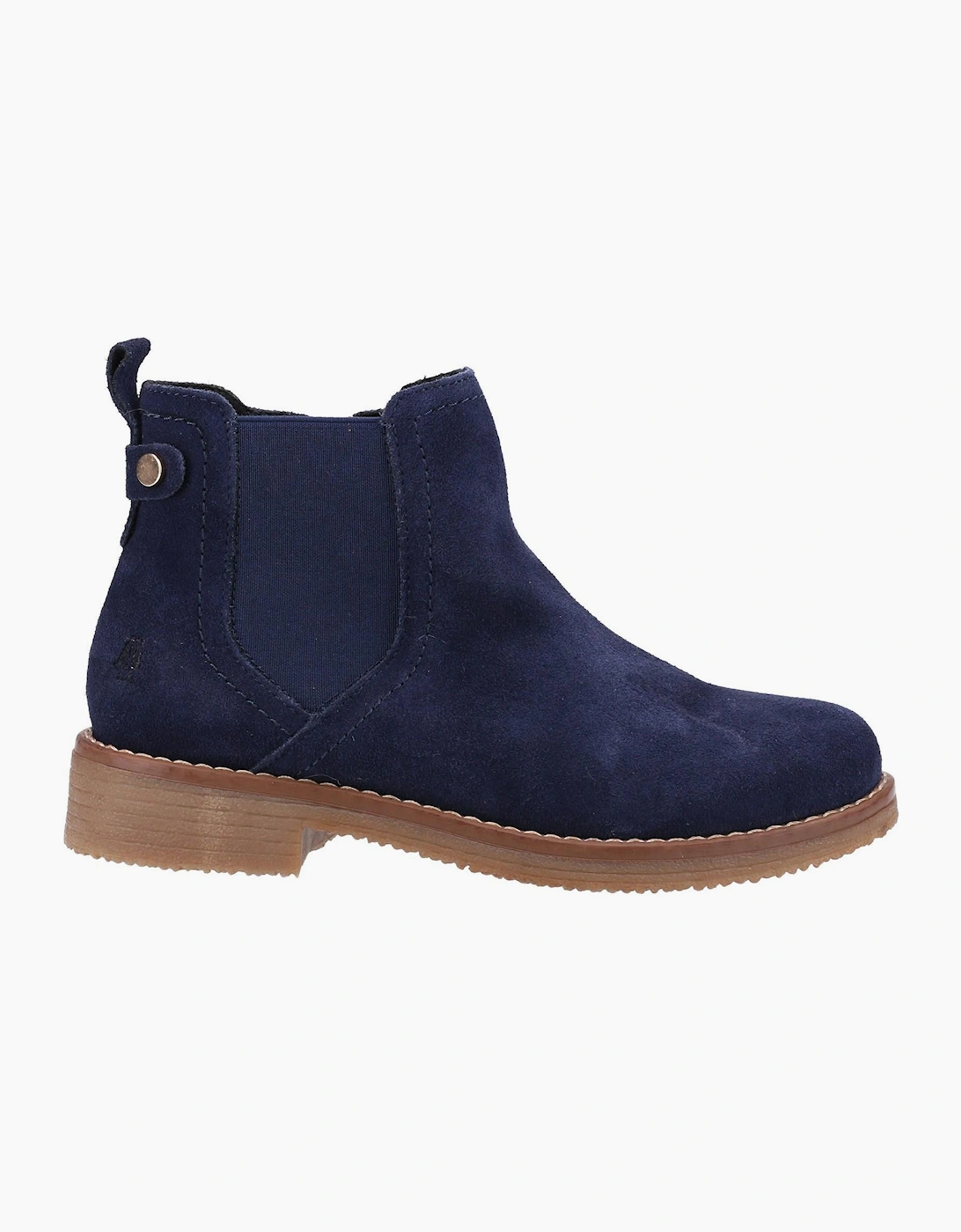 Hush Puppies Women's Hush Puppies Maddy Suede Memory Foam Womens Ankle Boots Navy