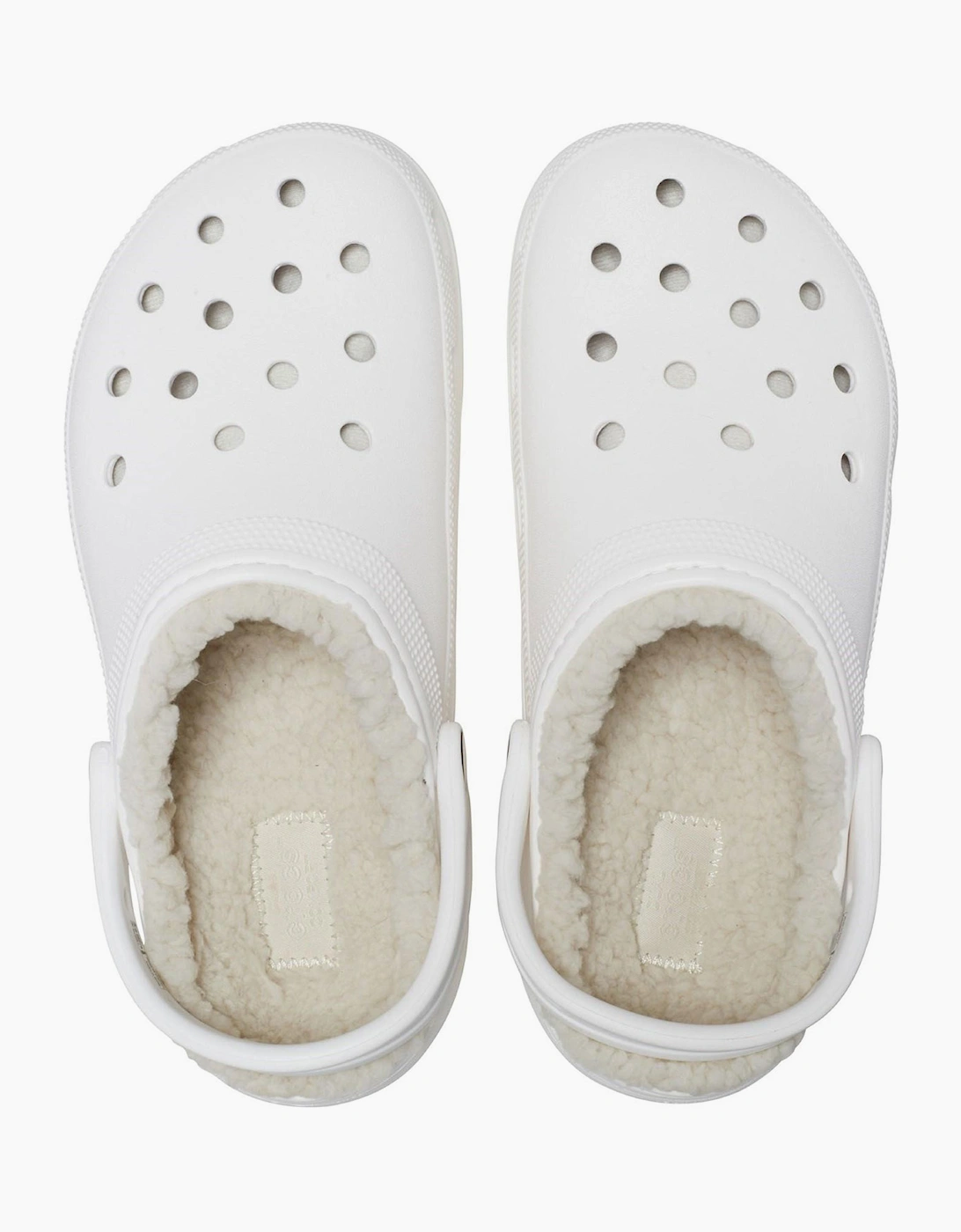 Crocs Classic Platform Lined Clog Womens White