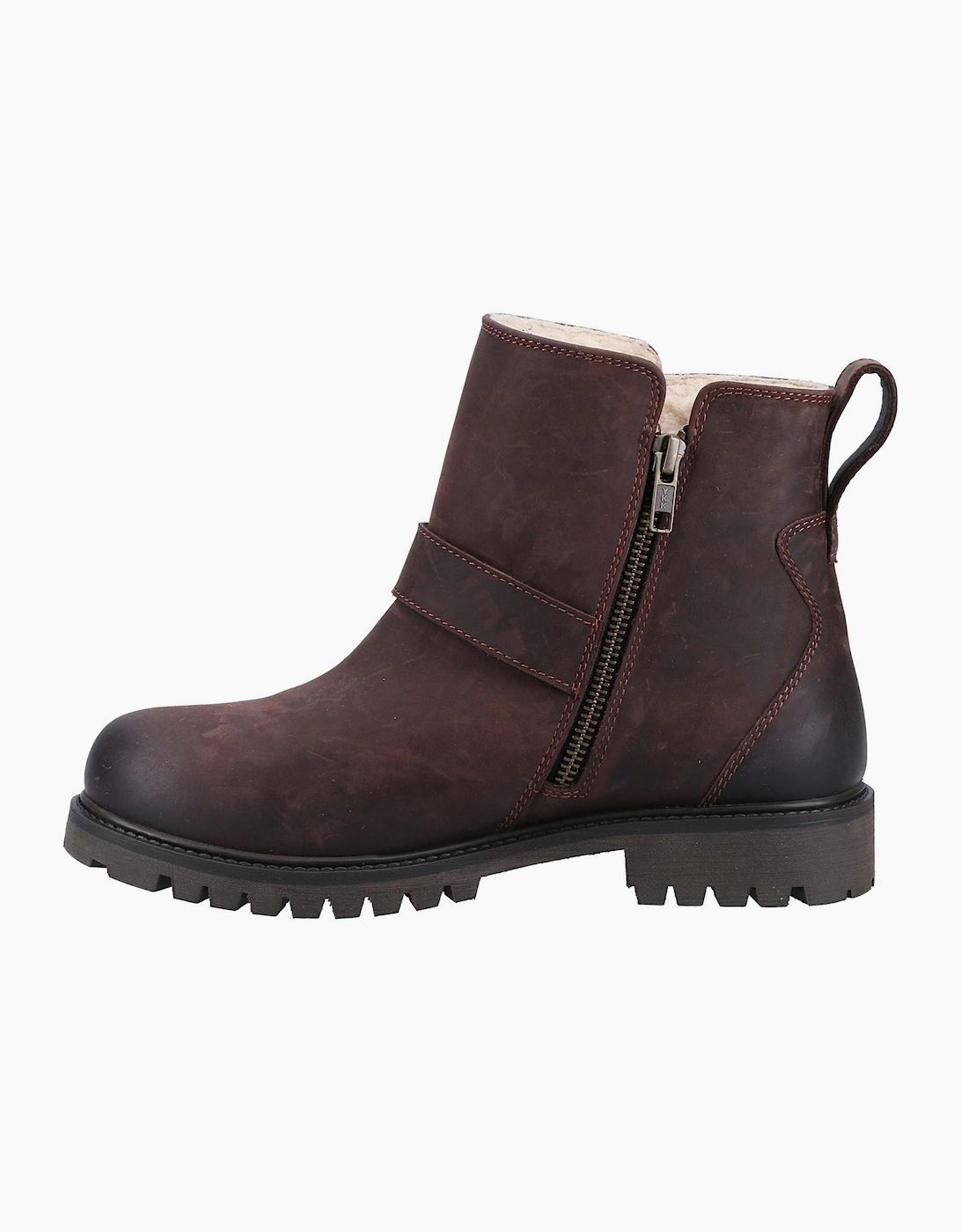 Hush Puppies Mini Wakely Waterproof Junior Girls Ankle Boots Brown