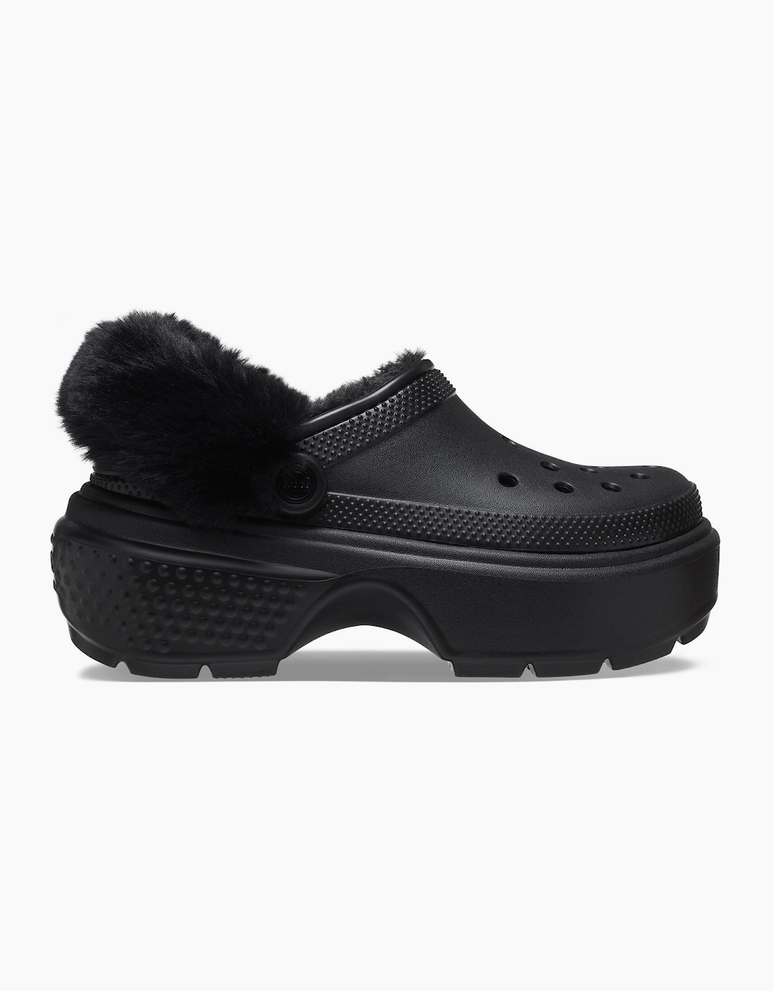 Crocs Stomp Lined Clogs Womens Black