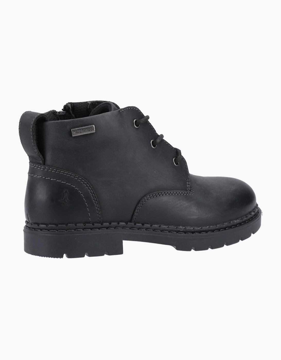 Hush Puppies Mini Presley Waterproof Junior Boots Black