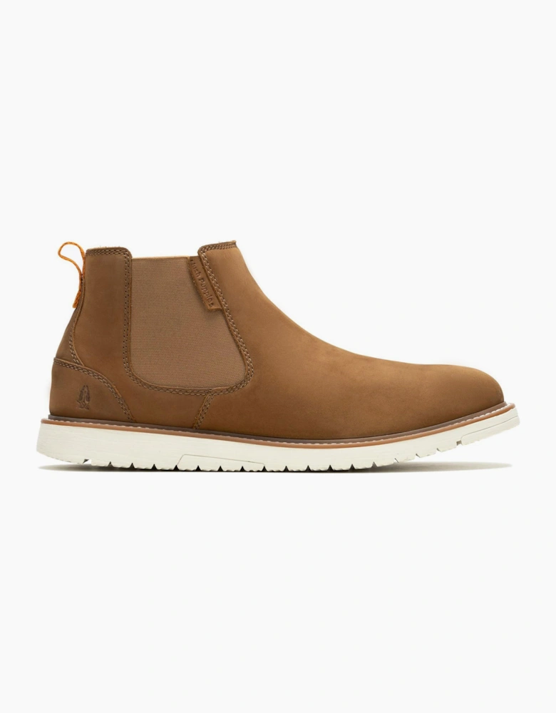 Hush Puppies Jenson Mens Chelsea Boots Tan