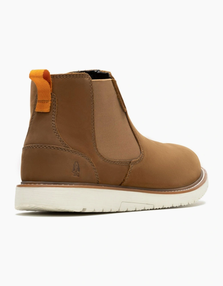 Hush Puppies Jenson Mens Chelsea Boots Tan