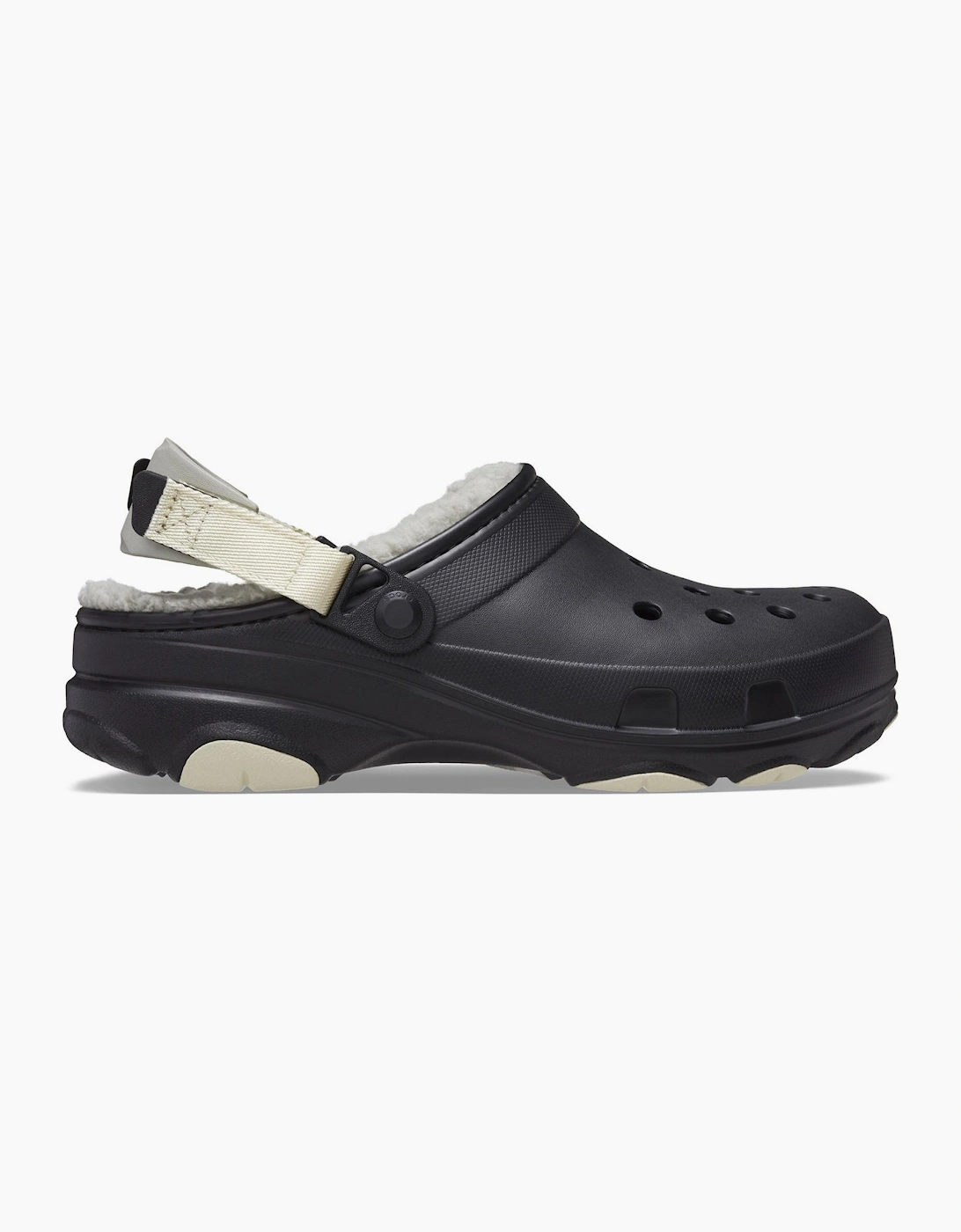 Crocs All-Terrain Lined Clogs Mens Black