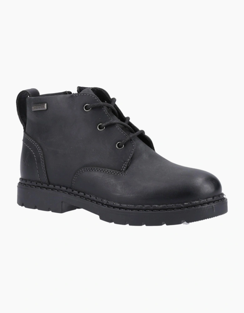 Hush Puppies Mini Presley Waterproof Junior Boots Black