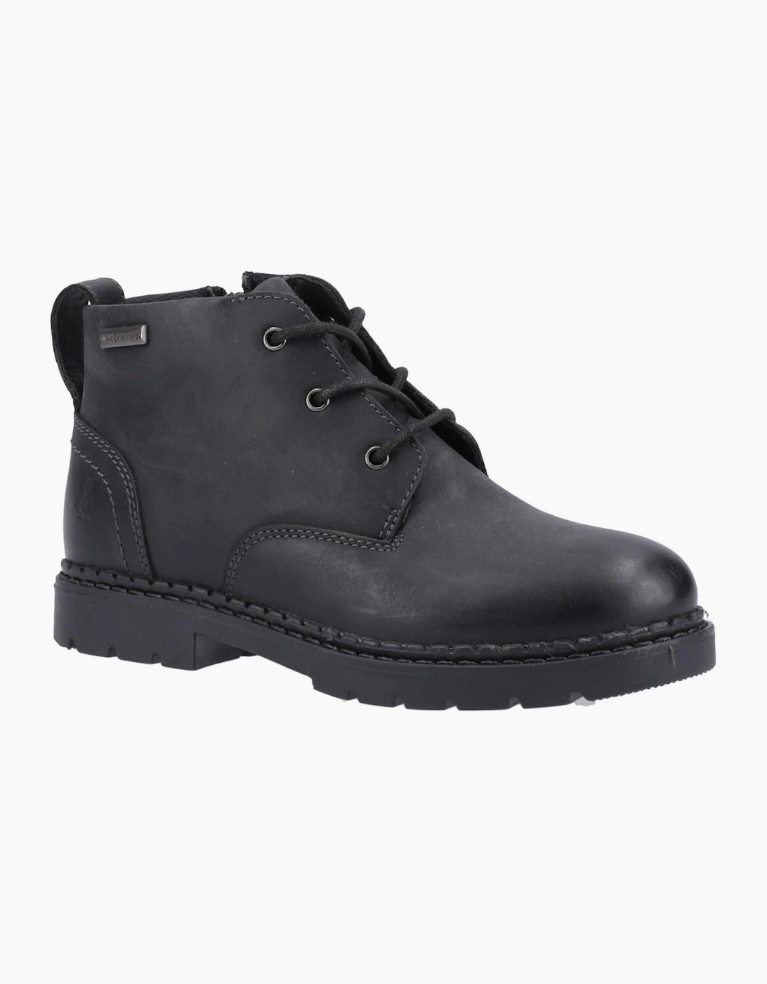 Hush Puppies Mini Presley Waterproof Junior Boots Black