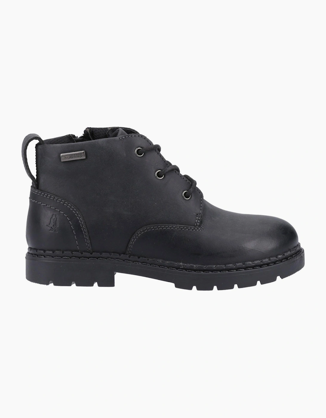 Hush Puppies Mini Presley Waterproof Junior Boots Black