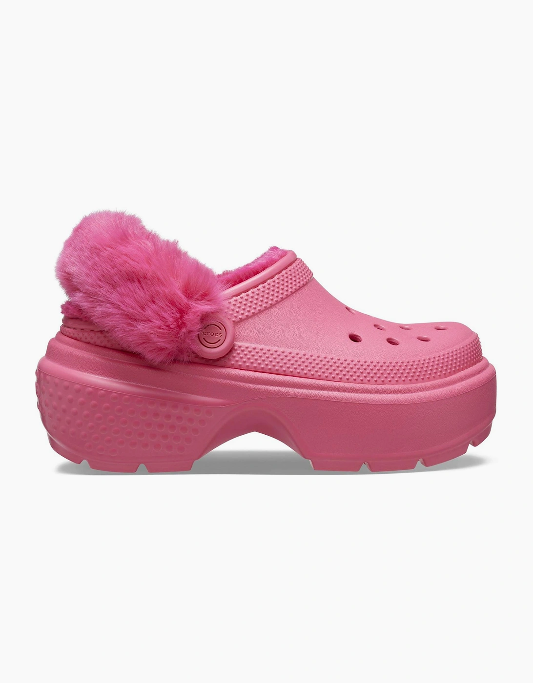 Crocs Stomp Lined Clog Womens Hyper Pink