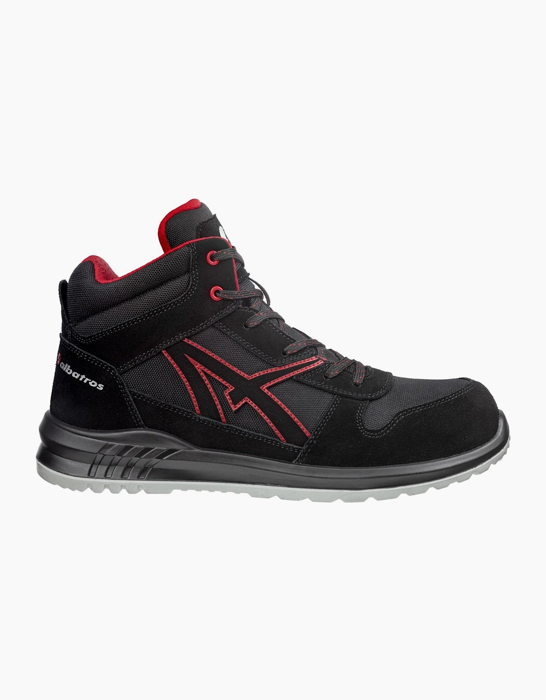 Albatros Clifton Safety Boots Mens Black/Red