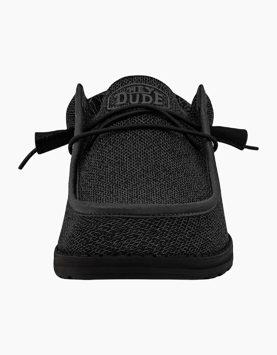 Hey Dude Wally Sox Mens Shoes Micro Total Black