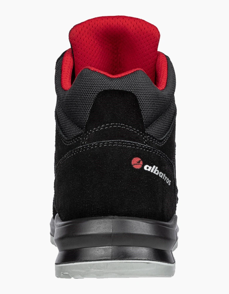 Albatros Clifton Safety Boots Mens Black/Red