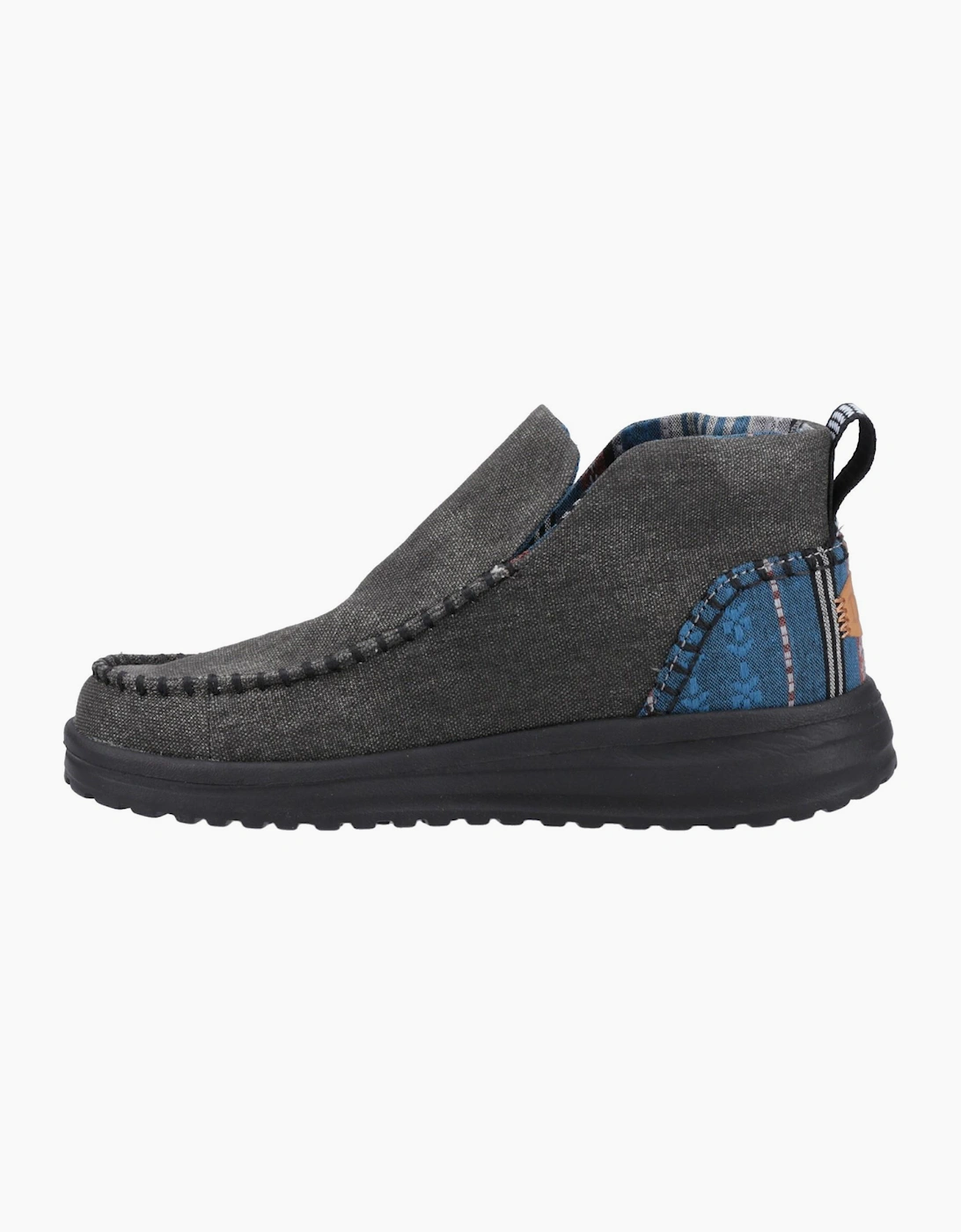 Hey Dude Denny Heavy Canvas Boots Womens Black