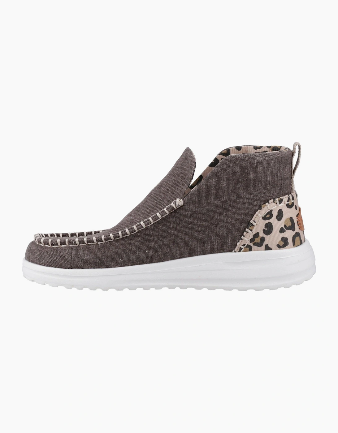 Hey Dude Denny Heavy Canvas Boots Womens Leopard